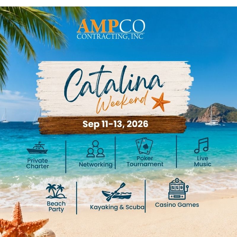 AMPCO Catalina Weekend flyer, September 11–13, 2026